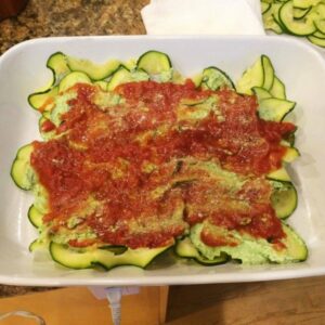GF, DF Zucchini Ribbon Lasagna 6